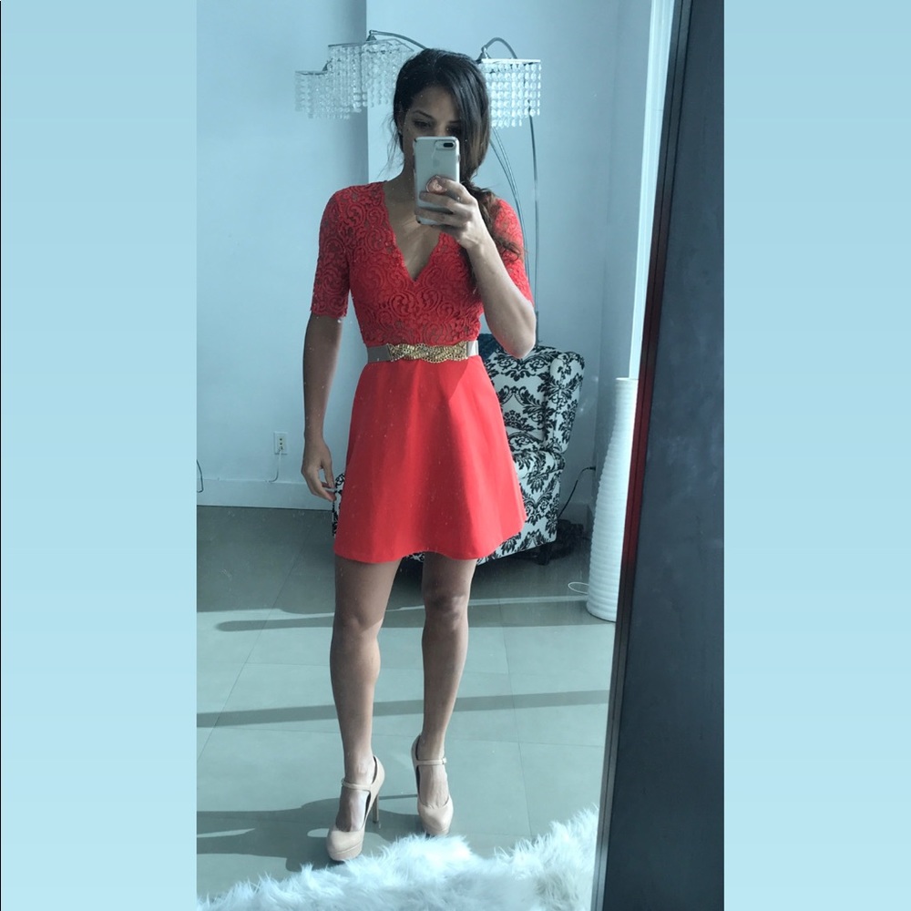 Zara mini backless dress